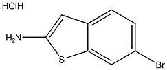 Benzo[b]thiophen-2-aMine, 6-broMo-, hydrochloride (1:1) 结构式
