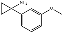 1-(3-甲氧苯基)环丙氨 结构式