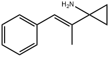 (E)-1-(1-PHENYLPROP-1-EN-2-YL)CYCLOPROPANAMINE 结构式