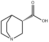 (S)-奎宁环-3-甲酸 结构式
