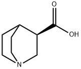 1-Azabicyclo[2.2.2]octane-3-carboxylicacid,(3R)-(9CI) 结构式