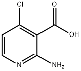 2-氨基-4-氯-3-吡啶甲酸 结构式