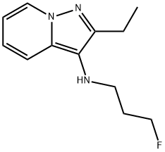 Pyrazolo[1,5-a]pyridin-3-amine, 2-ethyl-N-(3-fluoropropyl)- (9CI) 结构式