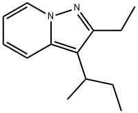 Pyrazolo[1,5-a]pyridine, 2-ethyl-3-(1-methylpropyl)- (9CI) 结构式