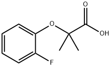 2-(2-氟苯氧基)-2-甲基丙酸 结构式