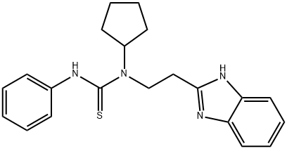 Thiourea, N-[2-(1H-benzimidazol-2-yl)ethyl]-N-cyclopentyl-N-phenyl- (9CI) 结构式