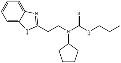 Thiourea, N-[2-(1H-benzimidazol-2-yl)ethyl]-N-cyclopentyl-N-propyl- (9CI) 结构式