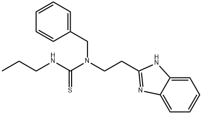 Thiourea, N-[2-(1H-benzimidazol-2-yl)ethyl]-N-(phenylmethyl)-N-propyl- (9CI) 结构式