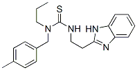 Thiourea, N-[2-(1H-benzimidazol-2-yl)ethyl]-N-[(4-methylphenyl)methyl]-N-propyl- (9CI) 结构式