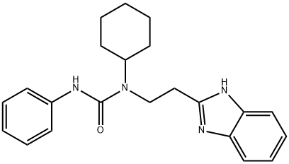 Urea, N-[2-(1H-benzimidazol-2-yl)ethyl]-N-cyclohexyl-N-phenyl- (9CI) 结构式
