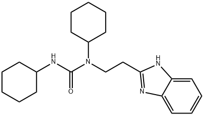 Urea, N-[2-(1H-benzimidazol-2-yl)ethyl]-N,N-dicyclohexyl- (9CI) 结构式