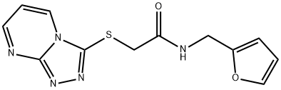 Acetamide, N-(2-furanylmethyl)-2-(1,2,4-triazolo[4,3-a]pyrimidin-3-ylthio)- (9CI)|
