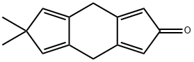 s-Indacen-2(4H)-one, 6,8-dihydro-6,6-dimethyl- (9CI) 结构式