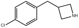 3-(4-氯苄基)氮杂环丁烷 结构式