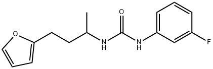 Urea, N-(3-fluorophenyl)-N-[3-(2-furanyl)-1-methylpropyl]- (9CI) 结构式