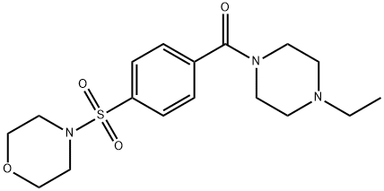 Piperazine, 1-ethyl-4-[4-(4-morpholinylsulfonyl)benzoyl]- (9CI)|