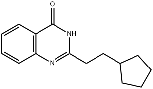 4(1H)-Quinazolinone,2-(2-cyclopentylethyl)- 结构式