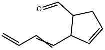 3-Cyclopentene-1-carboxaldehyde, 2-(1,3-butadienyl)- (9CI) 结构式