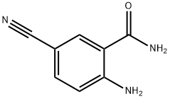 2-AMINO-5-CYANOBENZAMIDE 结构式