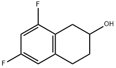 6,8-difluoro-1,2,3,4-tetrahydronaphthalen-2-ol 结构式