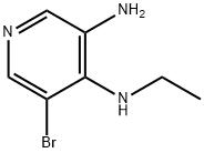 5-溴-N4-乙基吡啶-3,4-二胺 结构式
