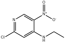(2-氯-5-硝基-吡啶-4-基)-乙基-胺 结构式