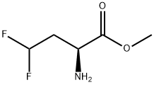 (2S)-2-氨基-4,4-二氟丁酸甲酯 结构式