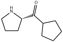 Methanone, cyclopentyl(2S)-2-pyrrolidinyl- (9CI) 结构式