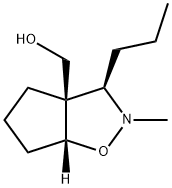 3aH-Cyclopent[d]isoxazole-3a-methanol,hexahydro-2-methyl-3-propyl-,(3R,3aR,6aR)-(9CI) 结构式