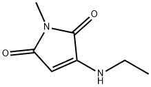 1H-Pyrrole-2,5-dione, 3-(ethylamino)-1-methyl- (9CI) 结构式