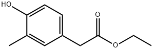 3-甲基-4-羟基苯乙酸乙酯 结构式