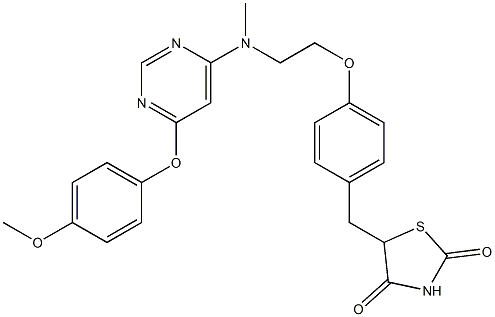 洛贝格列酮 结构式