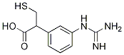 Benzeneacetic acid, 3-[(aMinoiMinoMethyl)aMino]-a-(MercaptoMethyl)- 结构式
