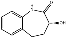 (R)-3-HYDROXY-1,3,4,5-TETRAHYDRO-BENZO[B]AZEPIN-2-ONE 结构式
