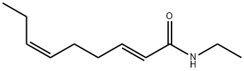 N-ETHYL(E)-2,(Z)-6-NONADIENAMIDE 结构式