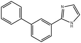 2-BIPHENYL-3-YL-1H-IMIDAZOLE 结构式