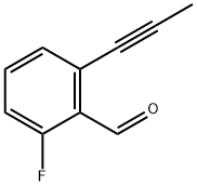 Benzaldehyde, 2-fluoro-6-(1-propynyl)- (9CI) 结构式