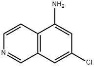 7-氯-5-氨基-异喹啉 结构式