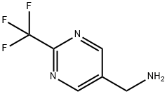 [2-(TRIFLUOROMETHYL)PYRIMIDIN-5-YL]METHANAMINE 结构式