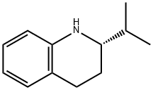 Quinoline, 1,2,3,4-tetrahydro-2-(1-methylethyl)-, (2S)- (9CI) 结构式