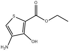 2-Thiophenecarboxylicacid,4-amino-3-hydroxy-,ethylester(9CI) 结构式