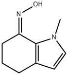 7H-Indol-7-one,1,4,5,6-tetrahydro-1-methyl-,oxime,(7Z)-(9CI) 结构式