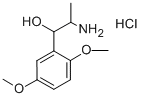 盐酸甲氧明 结构式