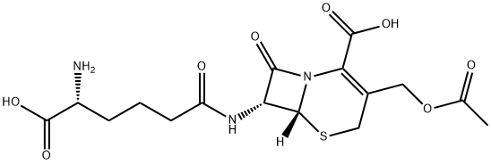 头孢菌素C(7-ACA), 61-24-5, 结构式
