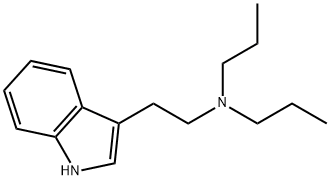 N,N-二丙基色胺 结构式