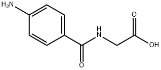 对氨基马尿酸, 61-78-9, 结构式