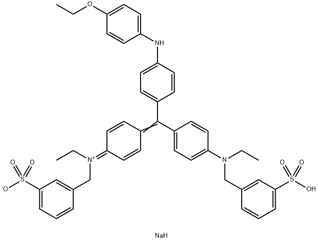 酸性蓝 83, 6104-59-2, 结构式