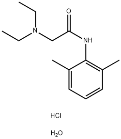 Lidocaine hydrochloride Structure