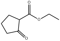 2-氧代环戊羧酸乙酯 结构式