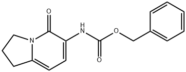 BENZYL (5-OXO-1,2,3,5-TETRAHYDROINDOLIZIN-6-YL)CARBAMATE 结构式